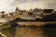 Charles-Francois Daubigny The Village, Auvers-sur-Oise Germany oil painting artist